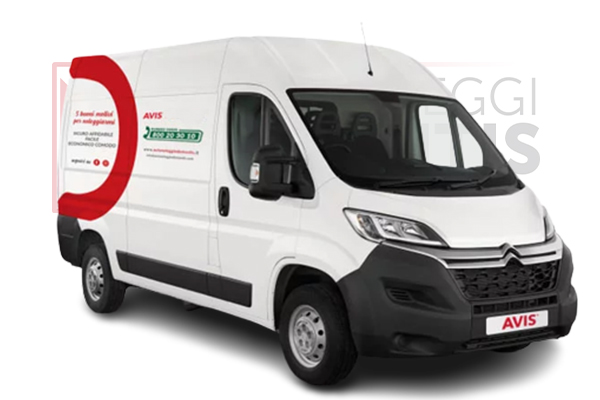 Veicolo Commerciale Citroen Jumper l2 h2 dimensioni medie Autonoleggi Demontis