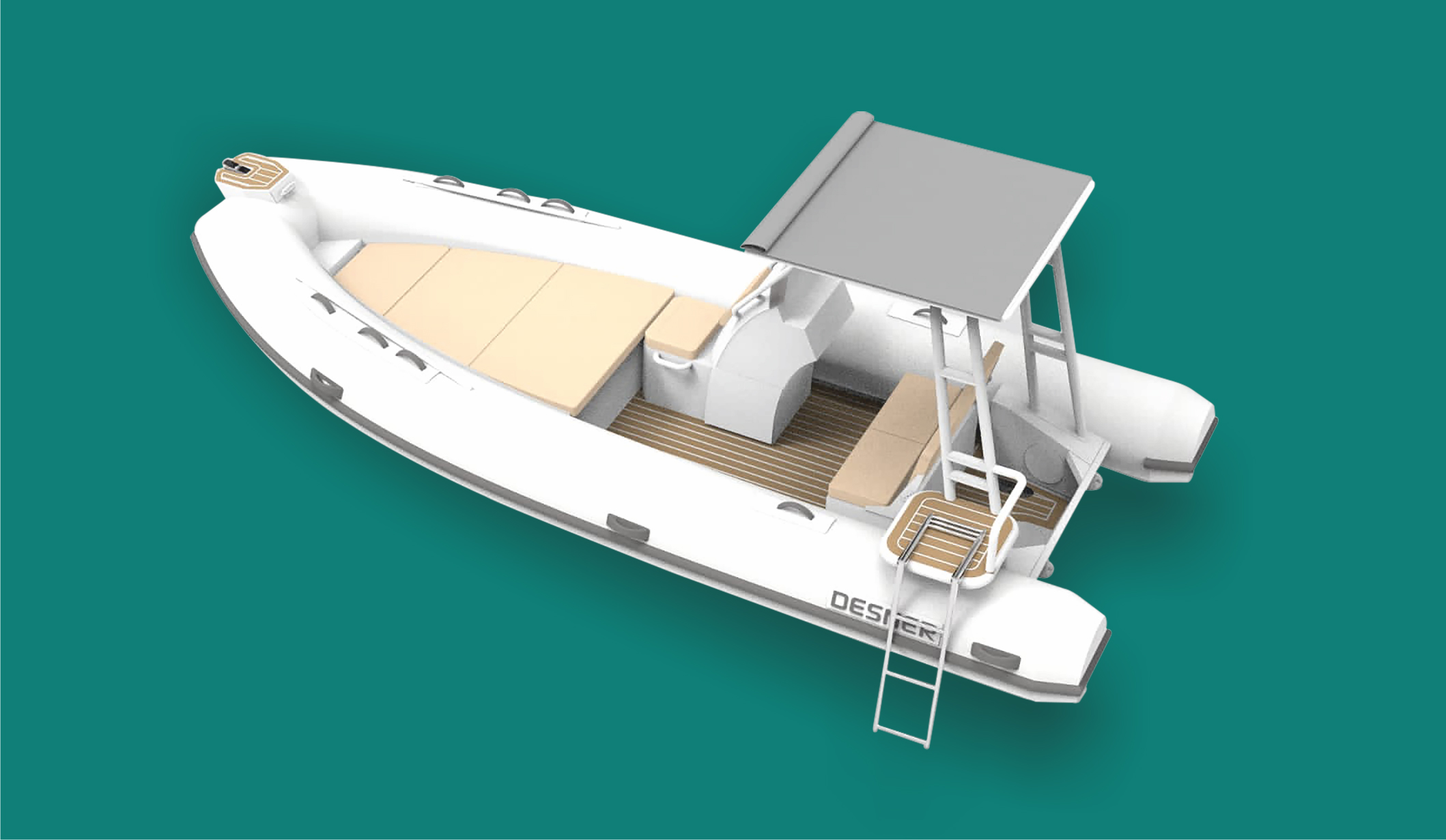 Bateau pneumatique Desner 520 DiBoat Location de bateaux pneumatiques Autonoleggi Demontis