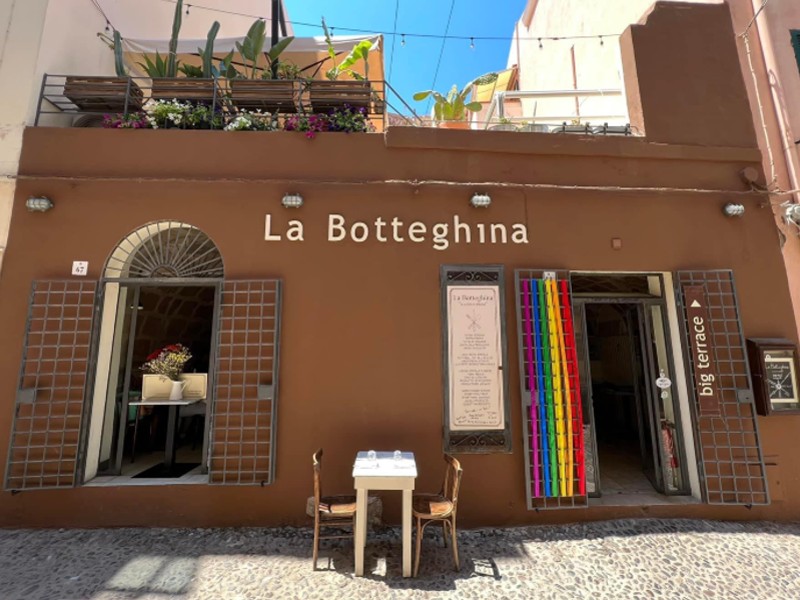 Restaurante al aire libre La Botteghina Alghero